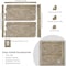 Ekena Millwork 48 5/8"W x 24 3/4"H x 1 1/4"D Cascade Stacked Stone, StoneWall Faux Stone Siding Panel, Sedona PNU24X48CASE - alternate 7